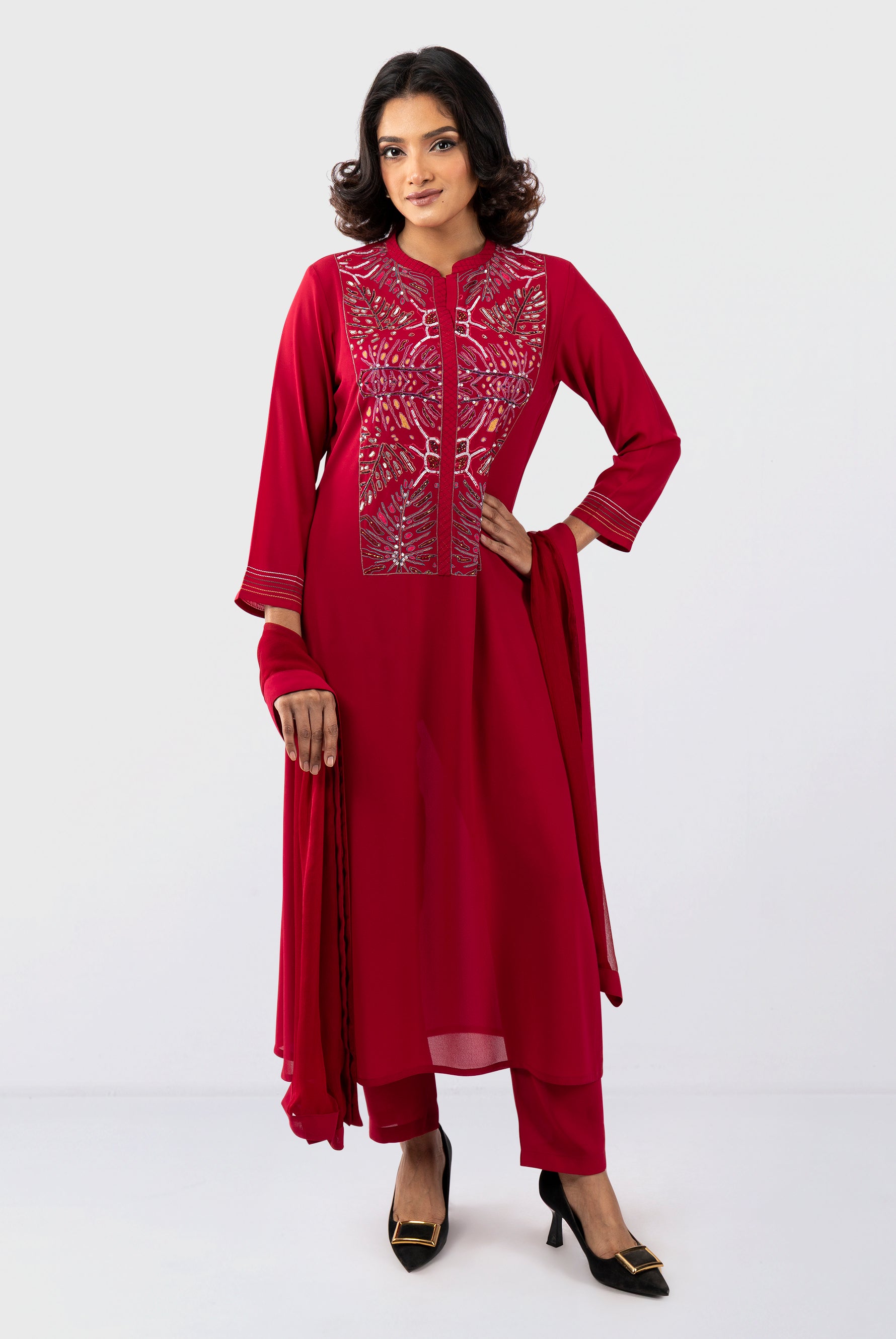 Women's salwar kameez dupatta