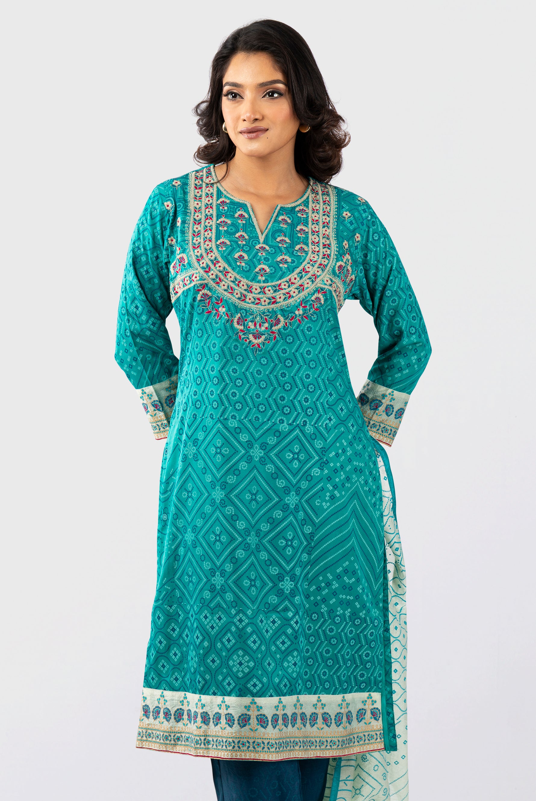 Women's salwar kameez dupatta