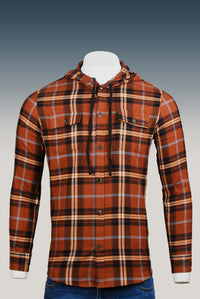 Flannel Hoodie Shirt