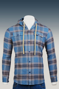 Flannel Hoodie Shirt