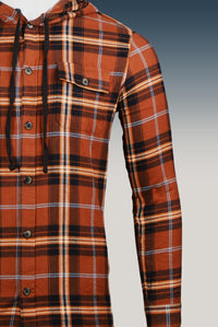 Flannel Hoodie Shirt