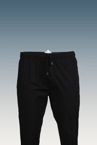Mens Black Pajama-Stretch