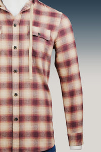 Flannel Hoodie Shirt