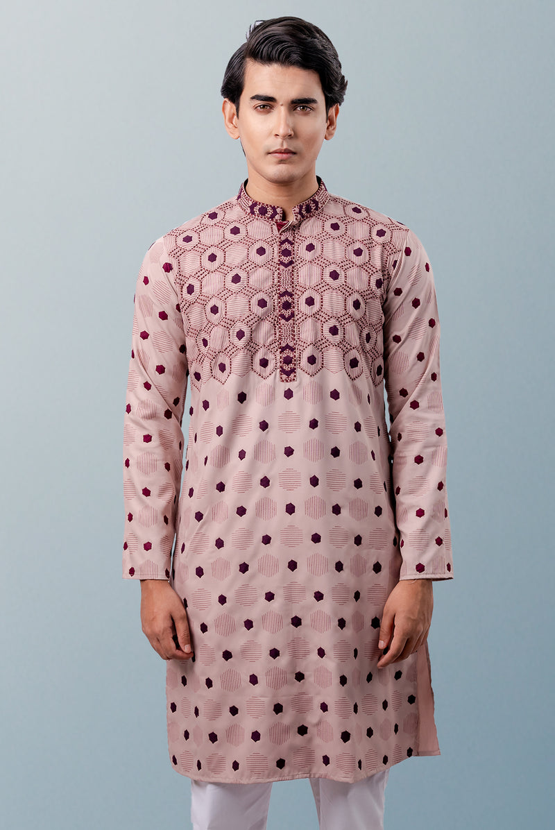 Men's Panjabi-Embroideri