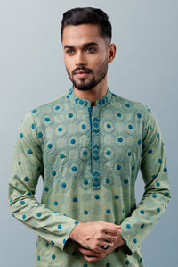 Men's Panjabi-Embroideri