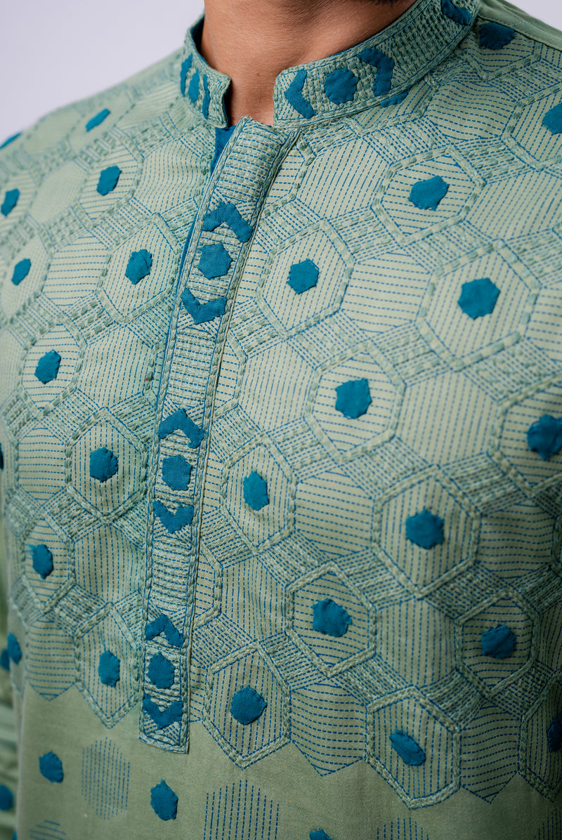 Men's Panjabi-Embroideri
