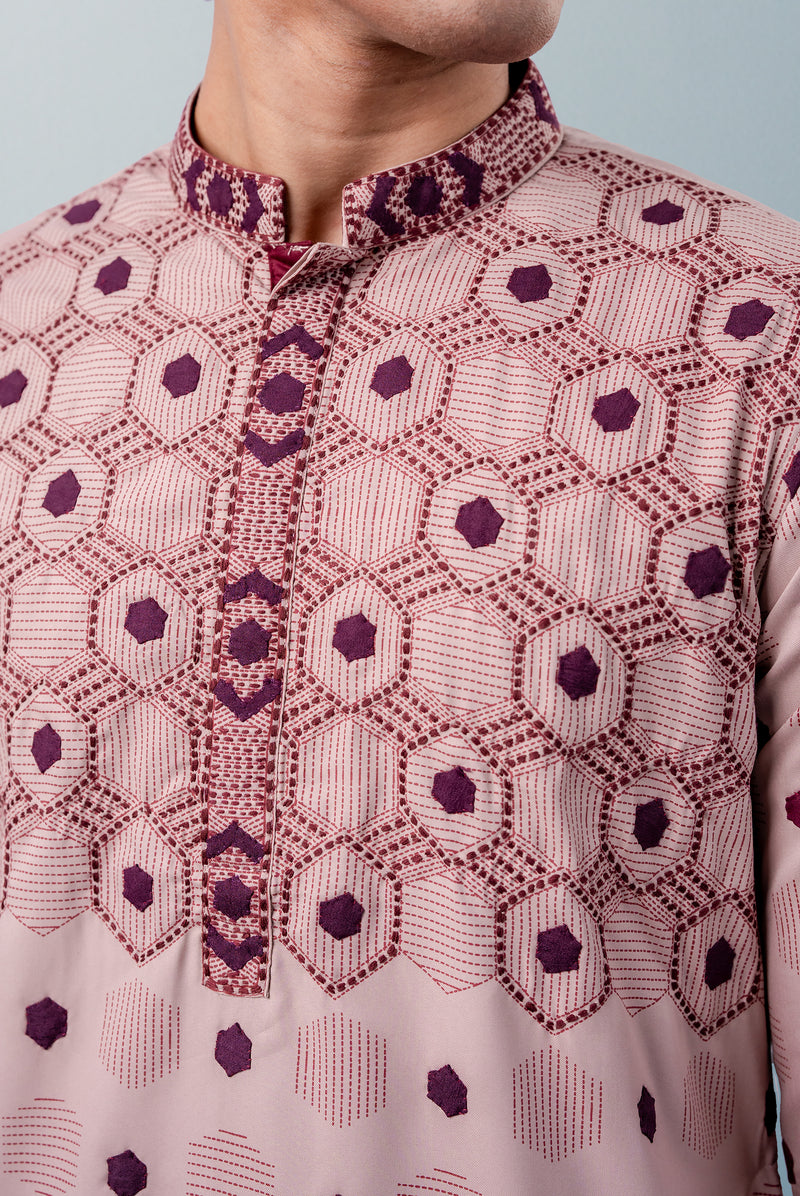 Men's Panjabi-Embroideri