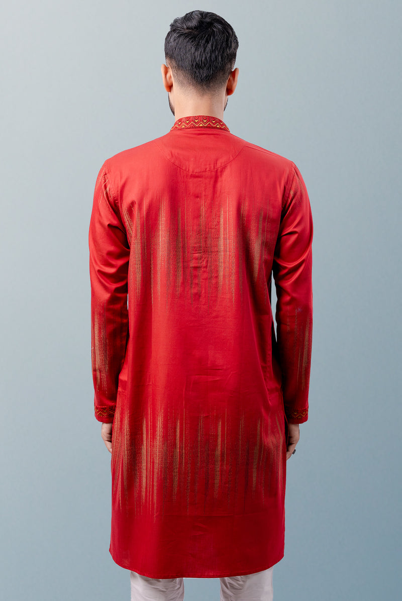Men's Panjabi - Embroidery