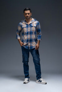 Flannel Hoodie Shirt