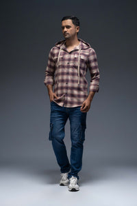 Flannel Hoodie Shirt