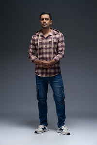 Flannel Hoodie Shirt