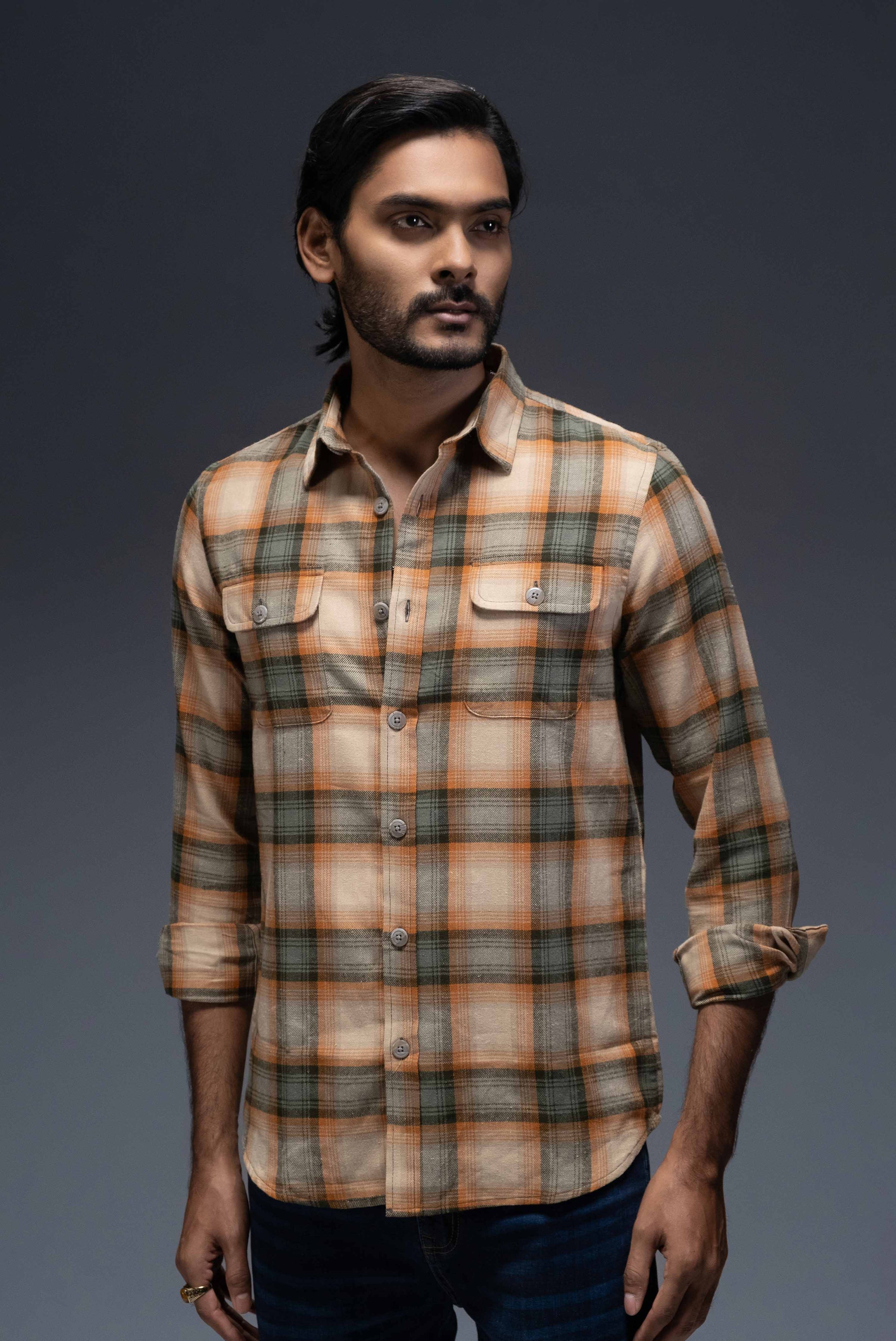 Full Sleeve Casual Flannel Shirt